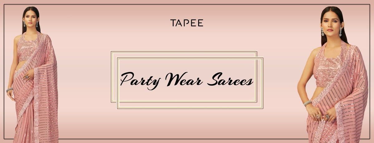 latest party wear saree designs