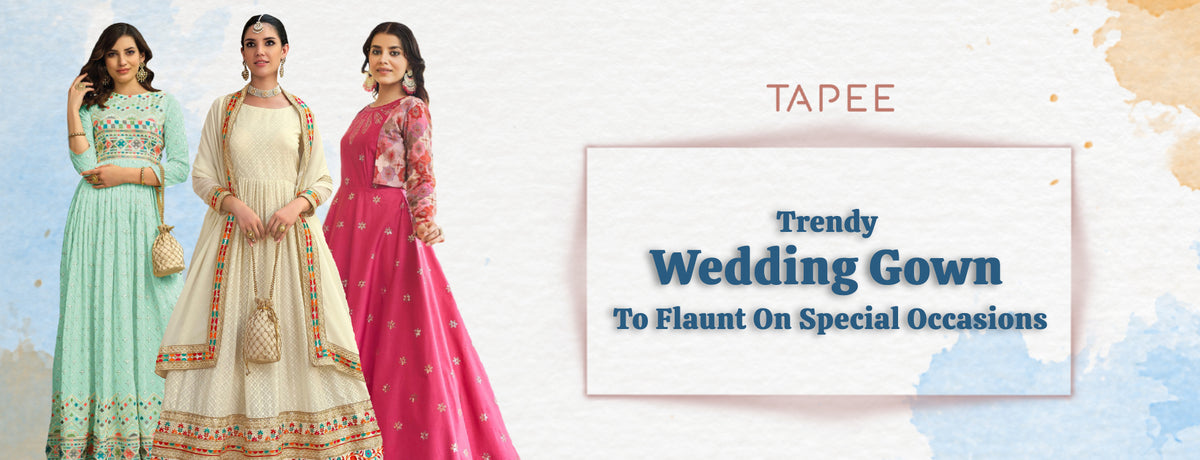 Latest wedding gown Design