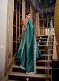 Amazing Silk Plain Teal Green Lehenga With Sequence Embroidered Blouse