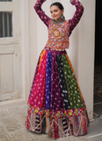 Bandhani Printed Multi Color Georgette Navratri Special Ghagra Choli