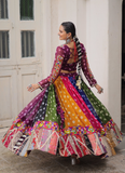 Bandhani Printed Multi Color Georgette Navratri Special Ghagra Choli