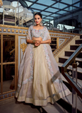 Fascinating Sequence Embroidered Purple Georgette Lehenga Choli