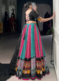 Marvellous Bandhani Printed Navratri Wear Rayon Multi Ghagra Choli