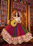 Navratri Special Multi Color Bandhani Printed Georgette Chaniya Choli