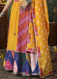 Prettiest Mirror Work Yellow Cotton Navratri Special Chaniya Choli