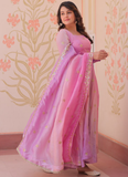 Captivating Sequence Work Georgette Silver Party Wear Lehenga Choli
