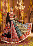 Viscose Rayon Real Mirror Work Multi Color Lehenga Choli For Navratri