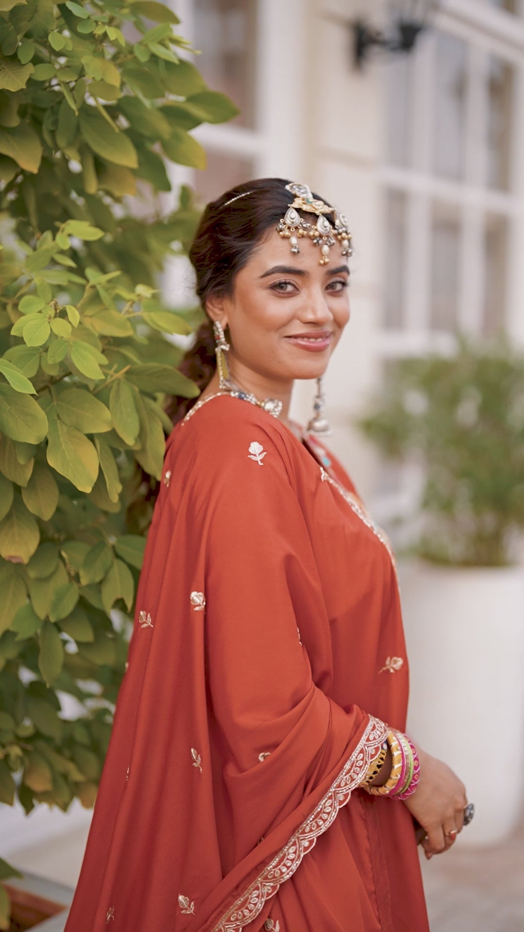 Trending Zari Embroidered Silk Orange Lehenga Choli For Women
