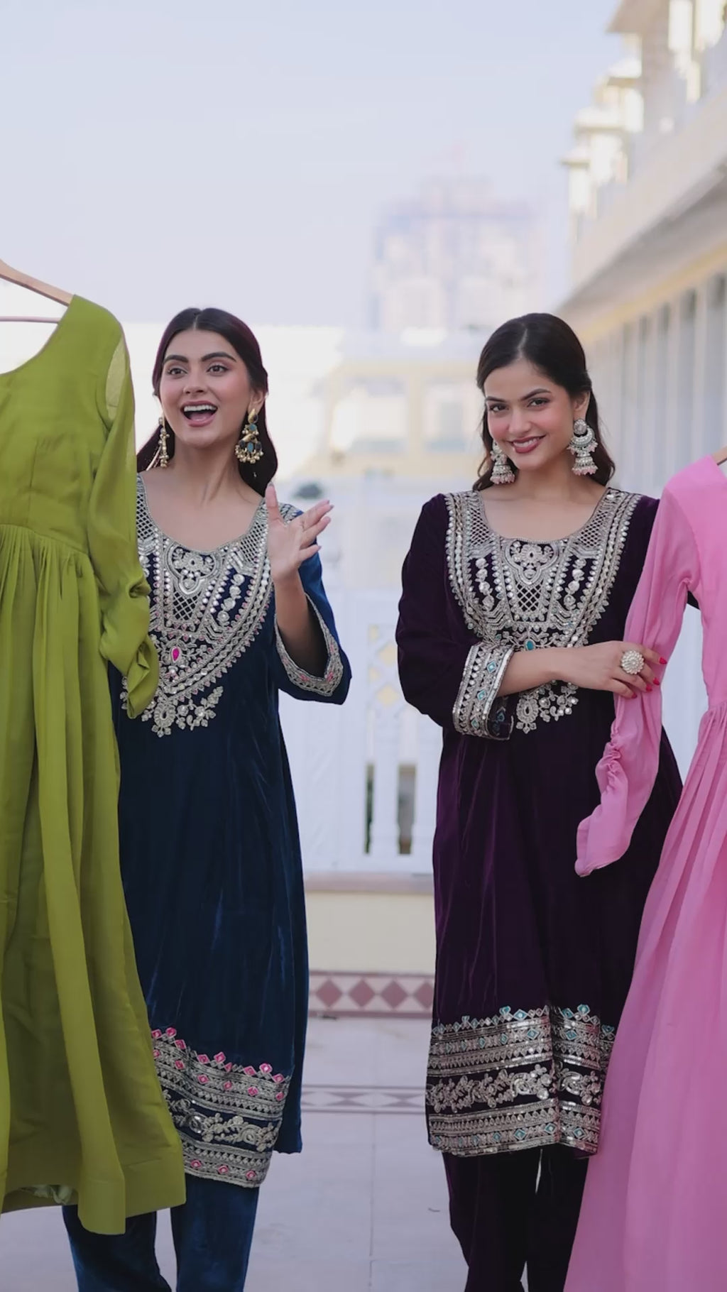 Heavy Work Jacket With Chanderi Silk Plain Light Pink Stitched Gown