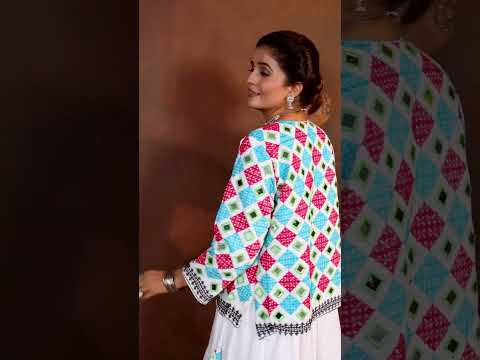 White Pure Rayon Lehenga Choli With Embroidered Real Mirror Work Koti