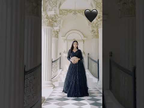 Beautiful Sequence Embroidered Party Wear Black Net Lehenga Choli