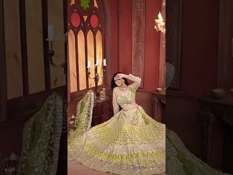 Haldi Special Lemon Yellow Sequence Embroidered Work Net Lehenga Choli
