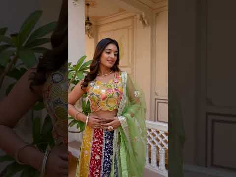 Sequence Embroidery Multi Color Georgette Wedding Wear Lehenga Choli