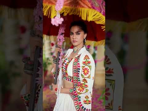 Thread Embroidery Real Mirror Cotton White Lehenga Choli With Jacket