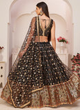 New Party Wear Lehenga Designs with Black Color