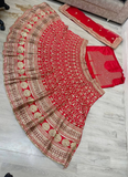 Impressive Wedding Royal Red Bridal Lehenga Choli