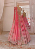 Pink Color Wedding Designer Bridal Lehenga Choli