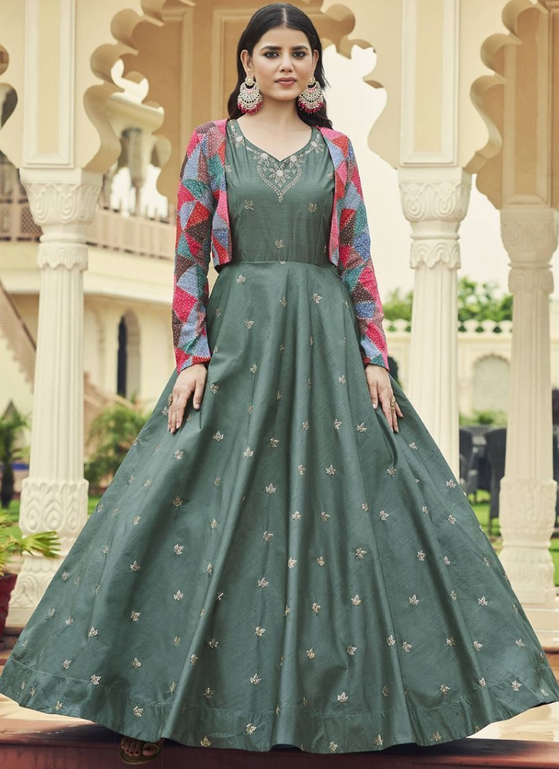 Long koti style dresses best sale