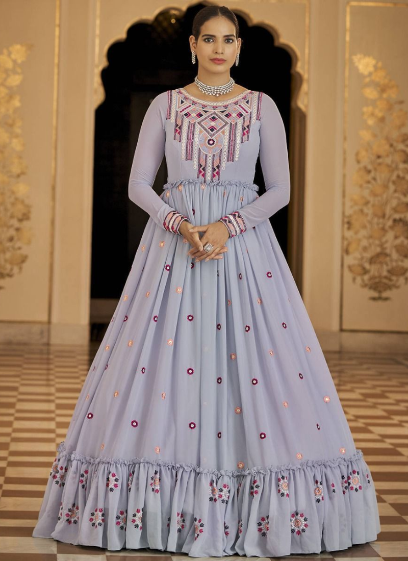 Full work long dress clearance