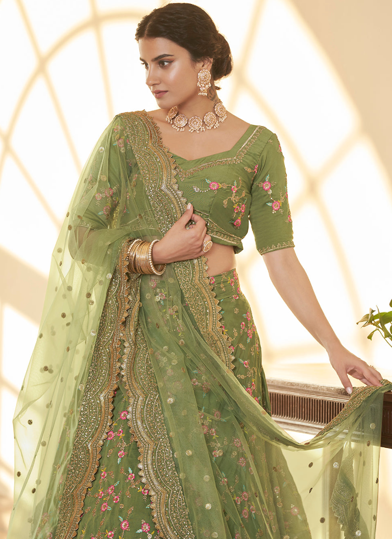 Buy alia bhatt green 2025 lehenga online