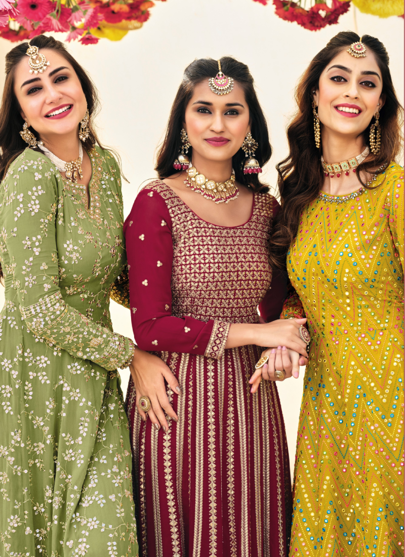 Bollywood anarkali suits sales at low price