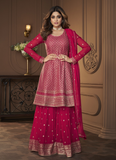 Bollywood Style Pure Georgette Shamita Shetty Sharara Dress
