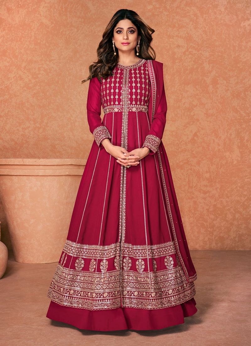 Simple anarkali dress designs outlet